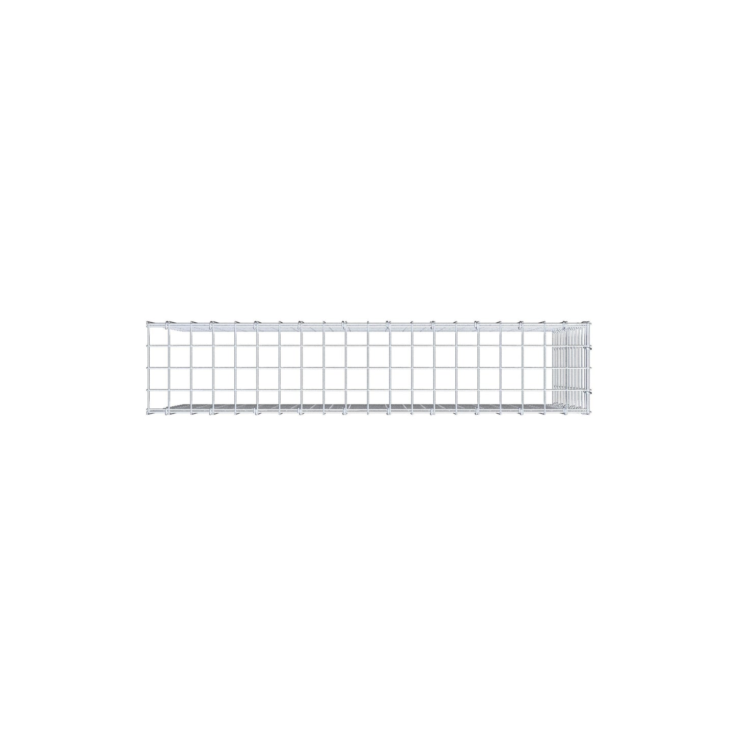 Fourche rapportée type 4 100 cm x 60 cm x 20 cm (L x H x P), mailles 5 cm x 5 cm, anneau C