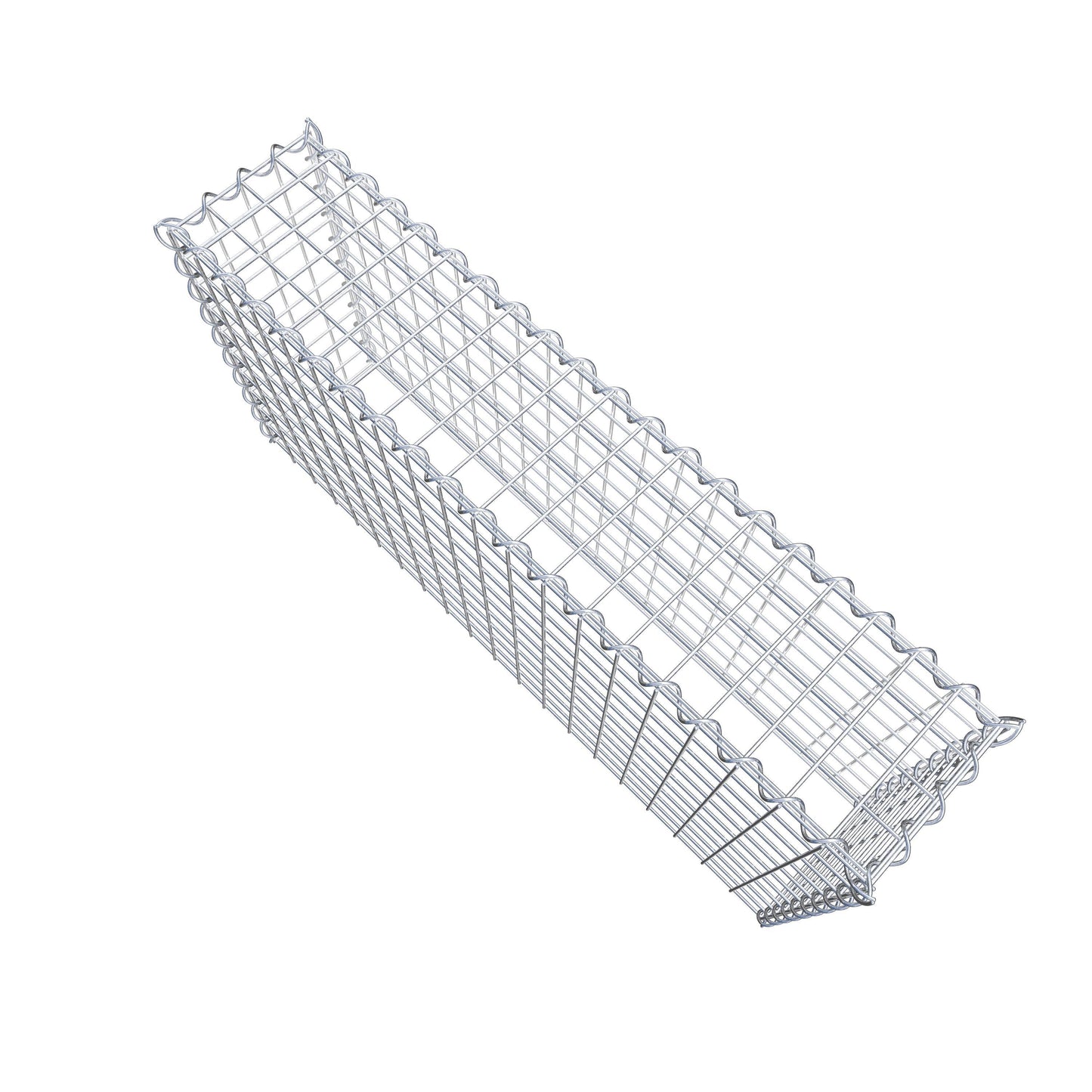 Extra gabion typ 3 100 cm x 50 cm x 20 cm (L x H x D), maskstorlek 5 cm x 5 cm, spiral
