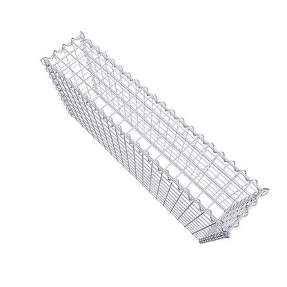 Extra gabion typ 3 100 cm x 50 cm x 20 cm (L x H x D), maskstorlek 5 cm x 5 cm, spiral