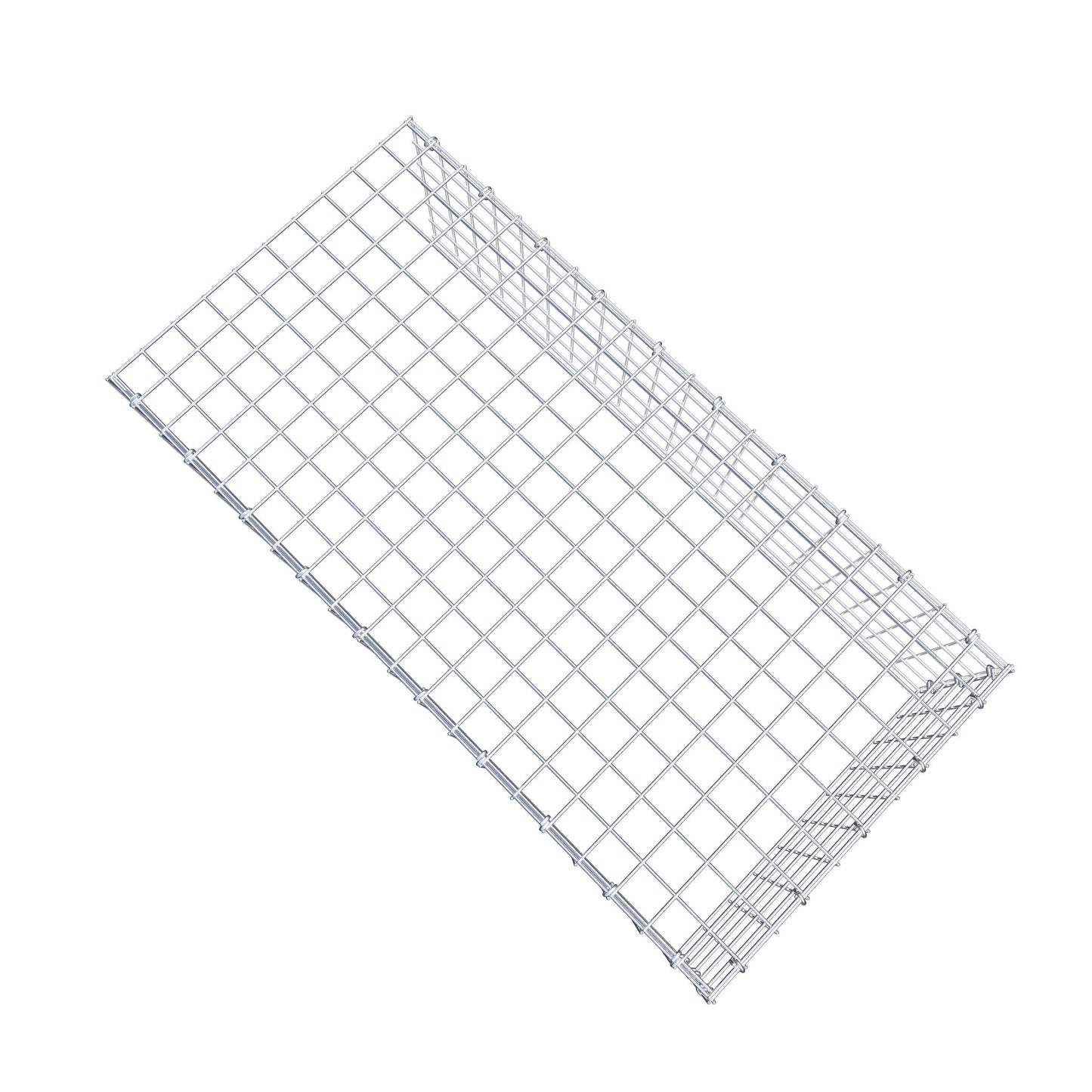 Gavión acoplable tipo 4 100 cm x 30 cm x 50 cm (L x A x P), malla 5 cm x 5 cm, anillo en C