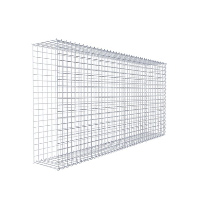 Opvokset gabion type 2 200 cm x 100 cm x 30 cm (L x H x D), maskestørrelse 5 cm x 5 cm, spiral