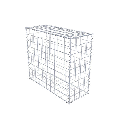 Gabion 100 cm x 90 cm x 40 cm (L x H x D), mesh size 10 cm x 10 cm, spiral