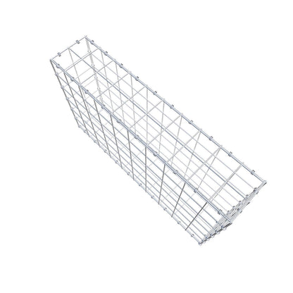 Gabbione 100 cm x 60 cm x 20 cm (L x H x P), maglia 10 x 10 cm, anello a spirale