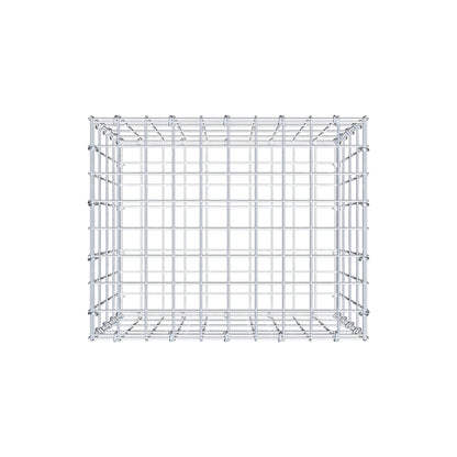 Gabion 50 cm x 40 cm x 40 cm (L x H x D), maskestørrelse 5 cm x 10 cm, C-ring