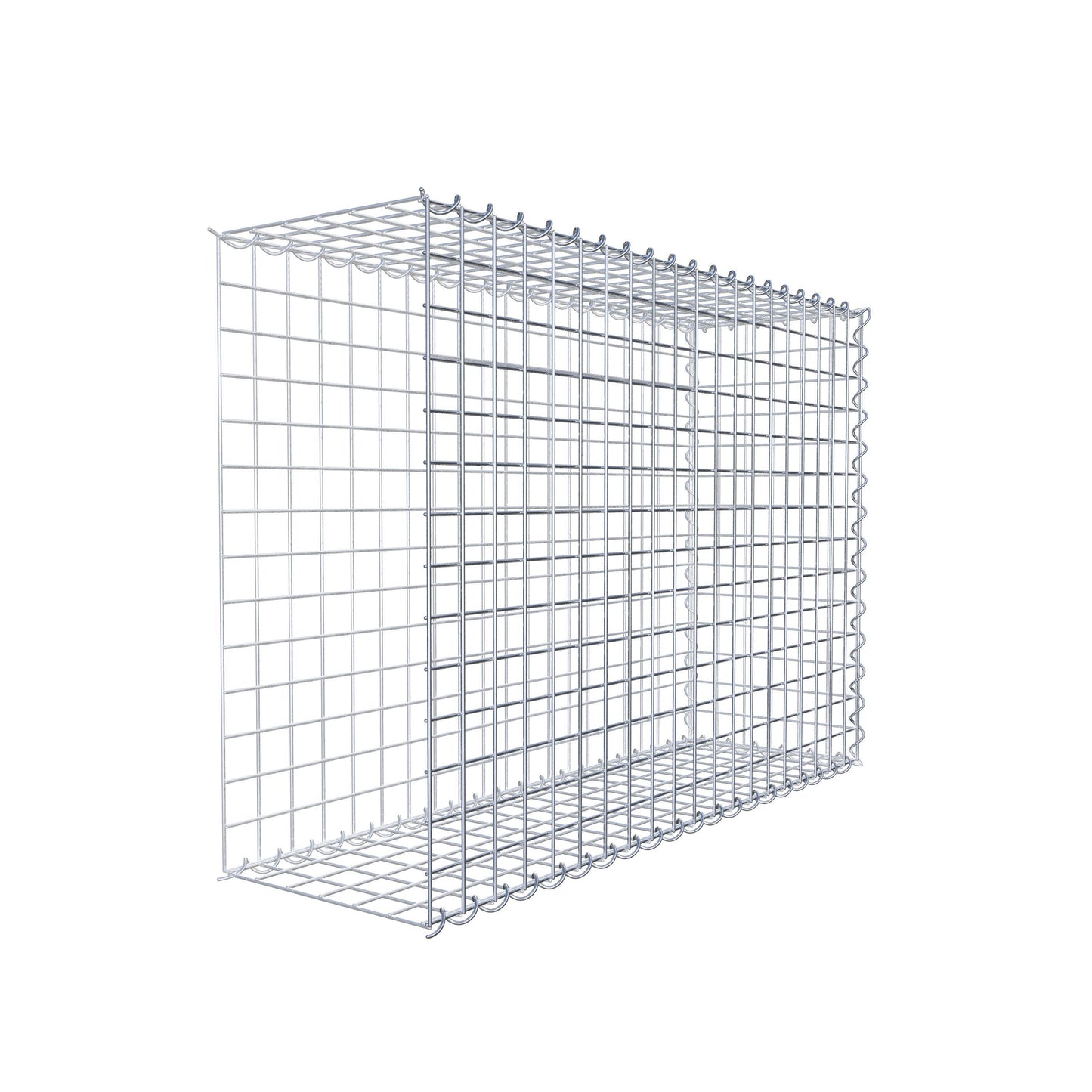 Gabbione aggiuntivo tipo 2 100 cm x 70 cm x 30 cm (L x H x P), maglia 5 cm x 5 cm, a spirale