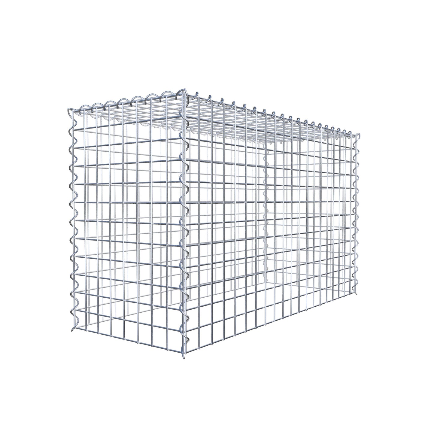 Gavión complementario tipo 3 100 cm x 60 cm x 40 cm (L x A x P), malla 5 cm x 5 cm, espiral