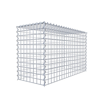 Gavión complementario tipo 3 100 cm x 60 cm x 40 cm (L x A x P), malla 5 cm x 5 cm, espiral