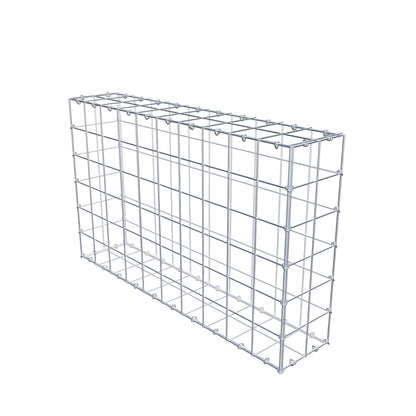 Gabbione 100 cm x 60 cm x 20 cm (L x H x P), maglia 10 cm x 10 cm, anello a C