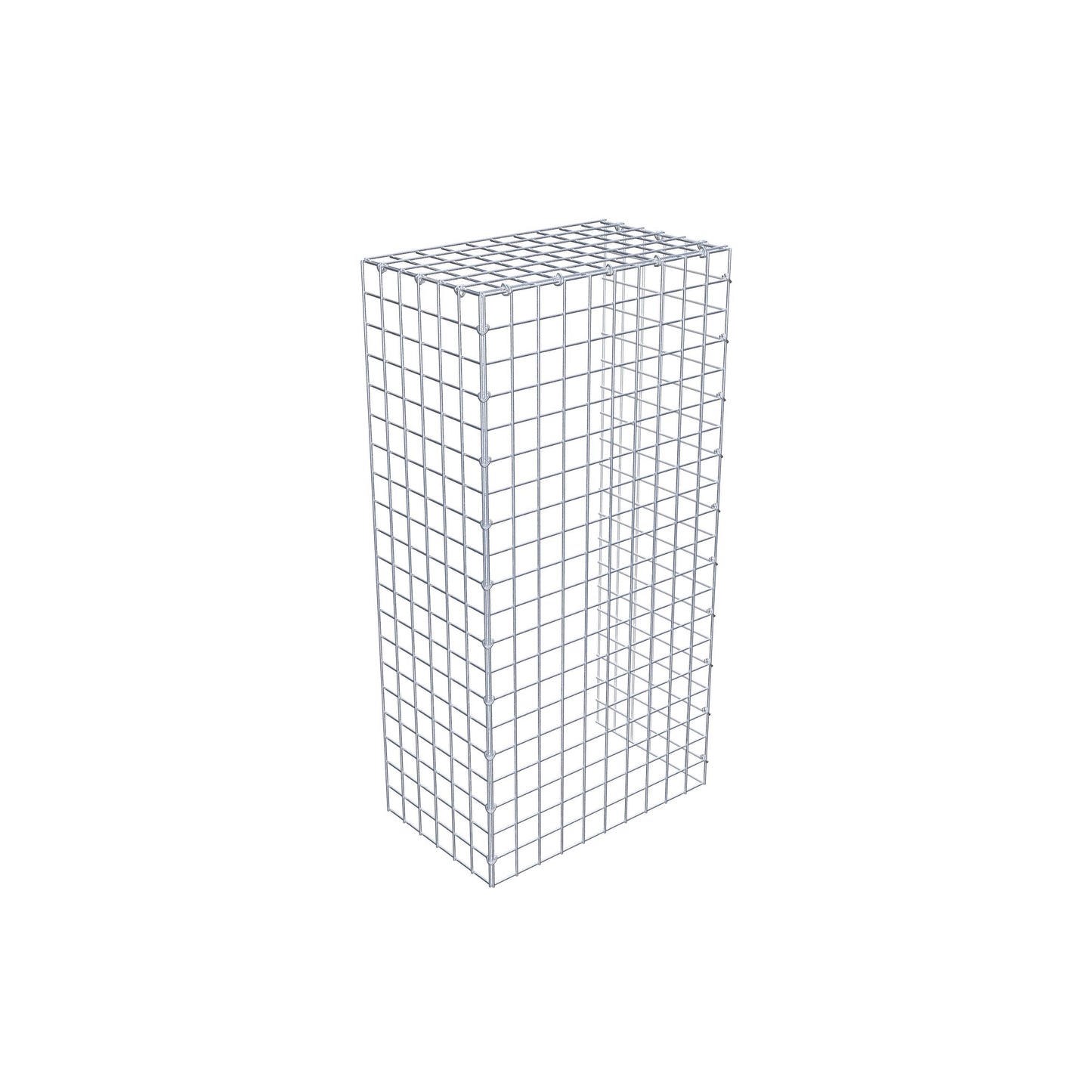 Gavión acoplable tipo 4 100 cm x 30 cm x 50 cm (L x A x P), malla 5 cm x 5 cm, anillo en C