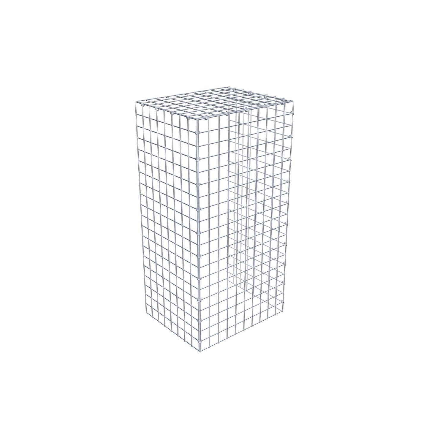 Fourche rapportée type 4 100 cm x 40 cm x 50 cm (L x H x P), mailles 5 cm x 5 cm, anneau C