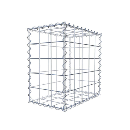 Gavión 50 cm x 50 cm x 30 cm (largo x alto x fondo), malla 10 cm x 10 cm, en espiral