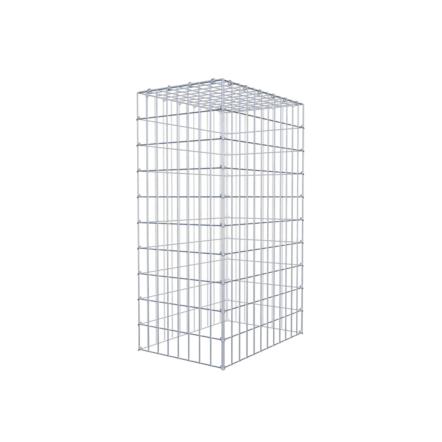 Anbaugabione Typ 3 100 cm x 60 cm x 40 cm (L x H x T), Maschenweite 5 cm x 10 cm, C-Ring