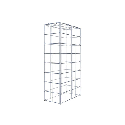 Anbaugabione Typ 3 80 cm x 40 cm x 20 cm (L x H x T), Maschenweite 10 cm x 10 cm, C-Ring