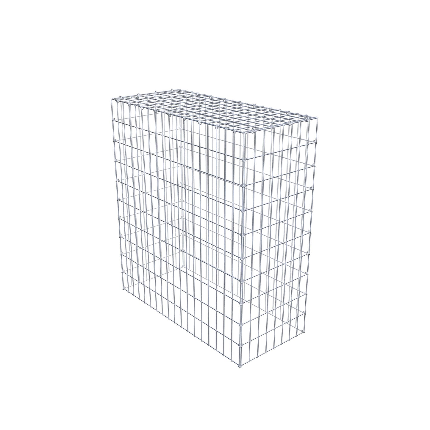 Gabião Tipo 3 100 cm x 90 cm x 40 cm (C x A x P), malhagem 5 cm x 10 cm, anel C