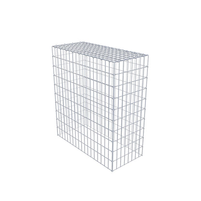 Gabião Tipo 3 100 cm x 90 cm x 40 cm (C x A x P), malhagem 5 cm x 10 cm, anel C