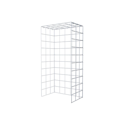 Fourche rapportée type 4 100 cm x 30 cm x 50 cm (L x H x P), mailles 10 cm x 10 cm, anneau C