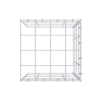 Fourche rapportée type 4 40 cm x 40 cm x 40 cm (L x H x P), mailles 10 cm x 10 cm, anneau C