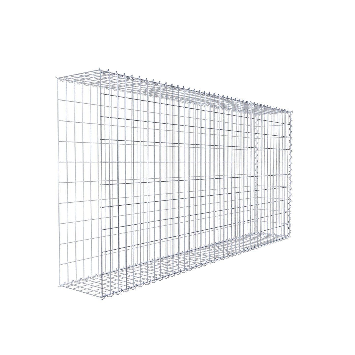 Extra gabion typ 2 200 cm x 100 cm x 30 cm (L x H x D), maskstorlek 5 cm x 10 cm, spiral