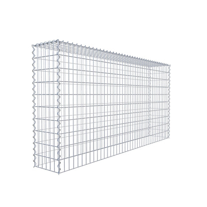 Gabião tipo 3 200 cm x 100 cm x 30 cm (C x A x P), malhagem 5 cm x 10 cm, espiral
