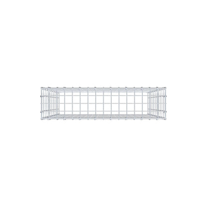 Gabião Tipo 3 100 cm x 80 cm x 20 cm (C x A x P), malhagem 5 cm x 10 cm, anel C