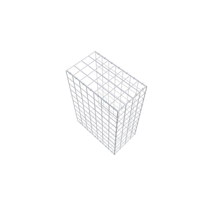 Gavión complementario de tipo 2 100 cm x 70 cm x 40 cm (L x A x P), malla 10 cm x 10 cm, anillo en C