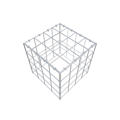 Monteret gabion type 3 40 cm x 40 cm x 40 cm (L x H x D), maskestørrelse 10 cm x 10 cm, C-ring