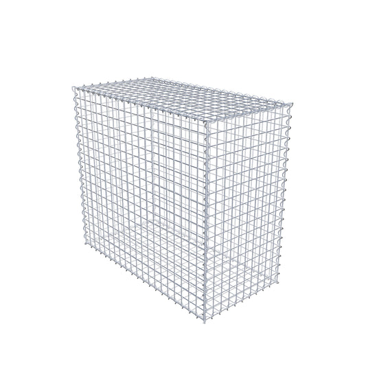 Gabion 100 cm x 90 cm x 50 cm (L x H x D), mesh size 5 cm x 5 cm, spiral