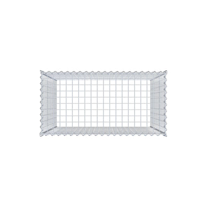 Extra gabion typ 3 100 cm x 100 cm x 50 cm (L x H x D), maskstorlek 5 cm x 5 cm, spiral