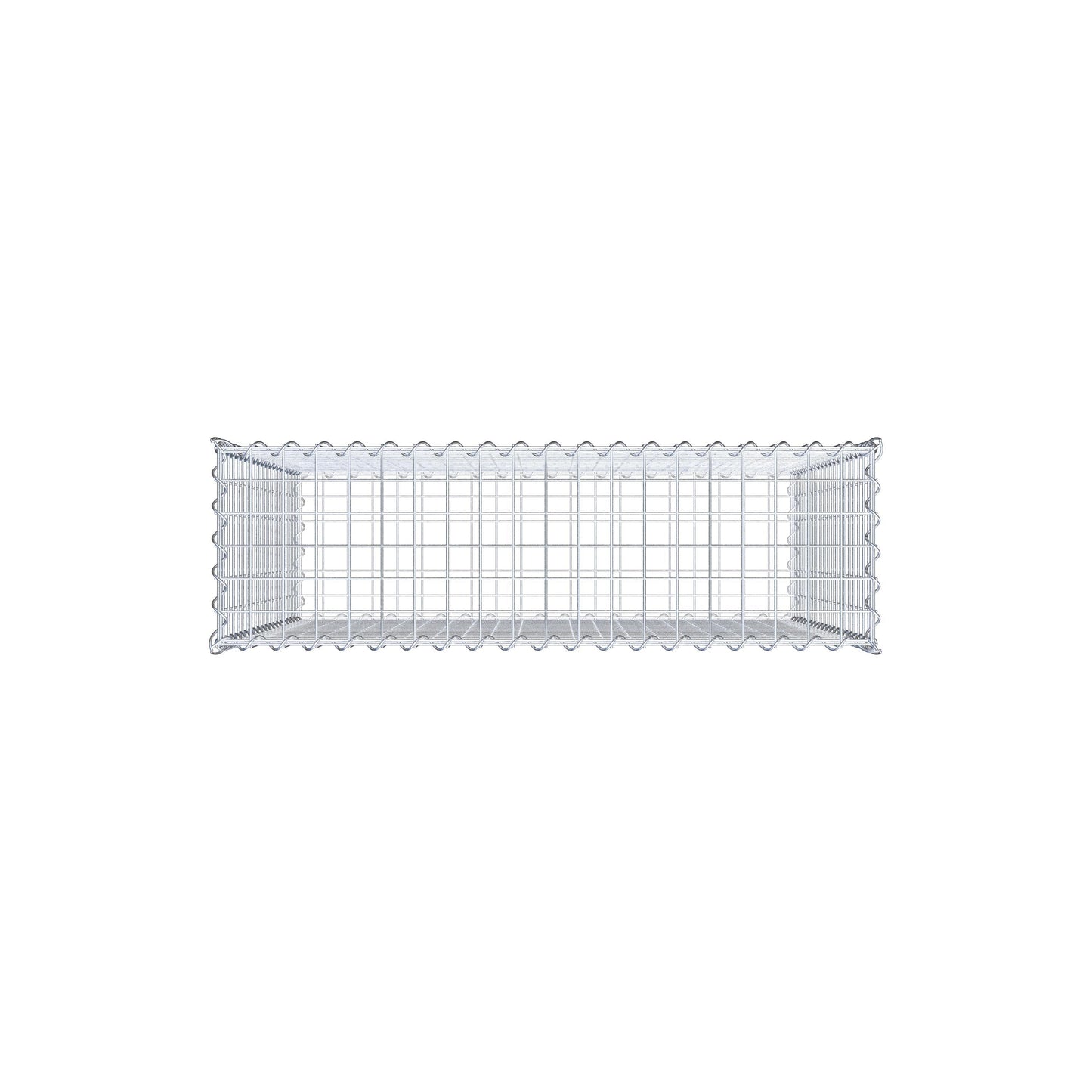 Gabion 100 cm x 100 cm x 30 cm (L x H x D), maskstorlek 5 cm x 5 cm, spiral