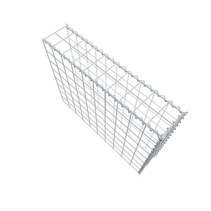 Gabbione aggiuntivo tipo 4 100 cm x 80 cm x 20 cm (L x H x P), maglia 10 cm x 10 cm, spirale