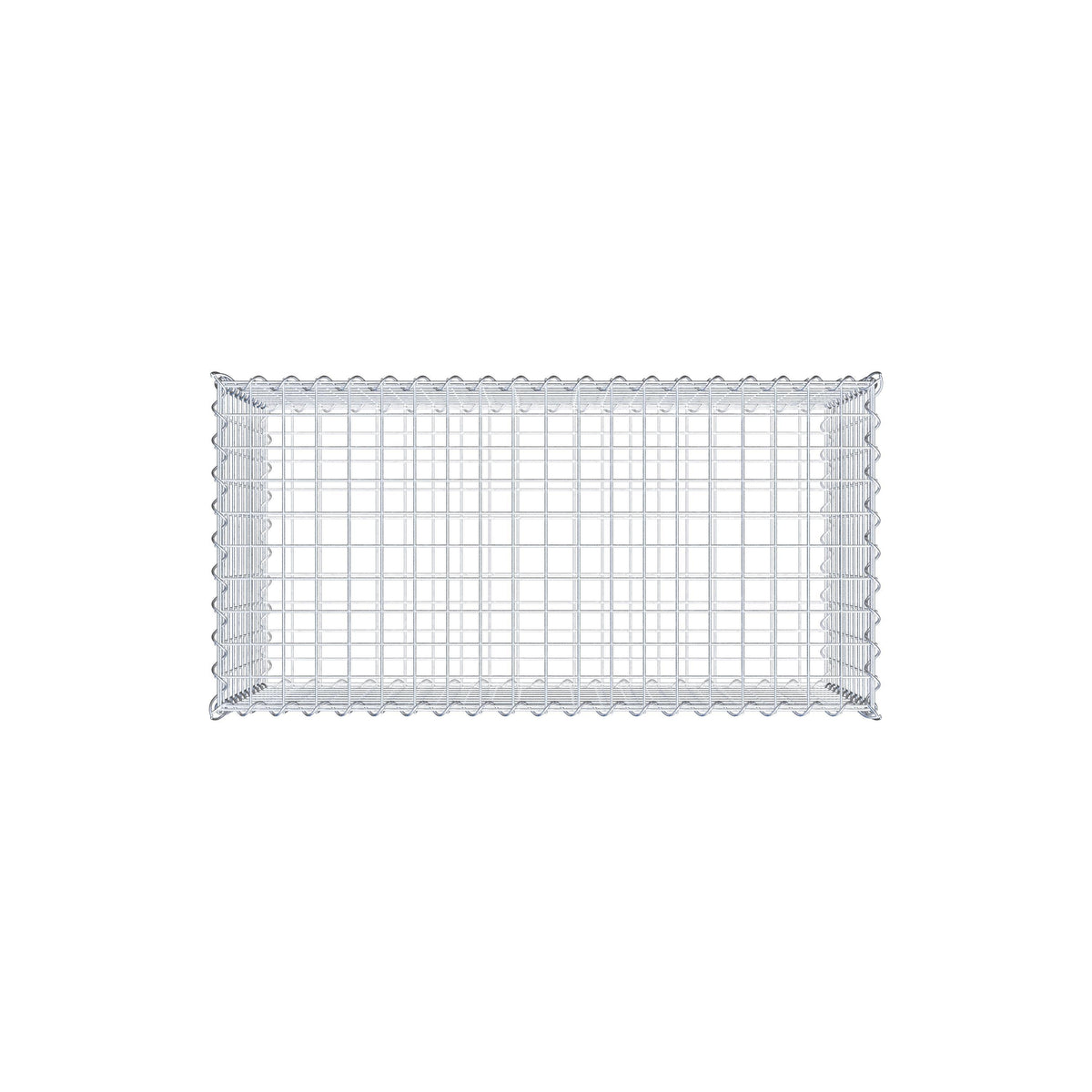 Gabion 100 cm x 50 cm x 50 cm (L x H x P), mailles 5 cm x 5 cm, spirale