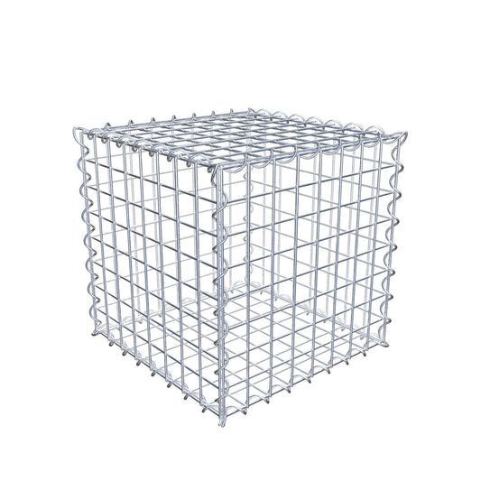 Gabion 40 cm x 40 cm x 40 cm (L x H x D), mesh size 5 cm x 5 cm, spiral