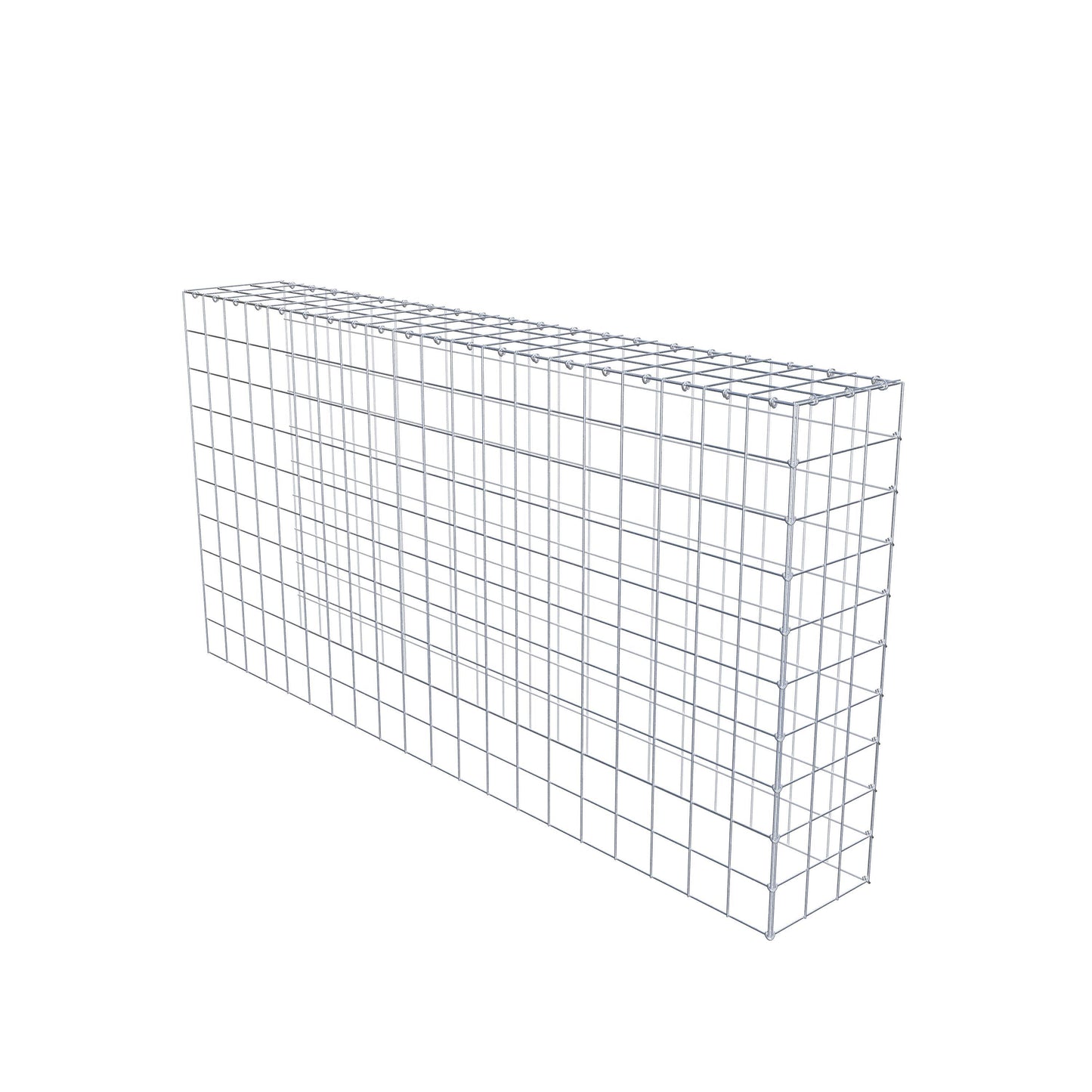 Fourche rapportée type 4 200 cm x 100 cm x 30 cm (L x H x P), mailles 10 cm x 10 cm, anneau en C
