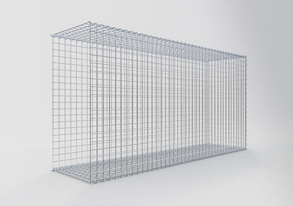 Anbaugabione Typ 2 200 cm x 100 cm x 50 cm (L x H x T), Maschenweite 5 cm x 5 cm, Spirale