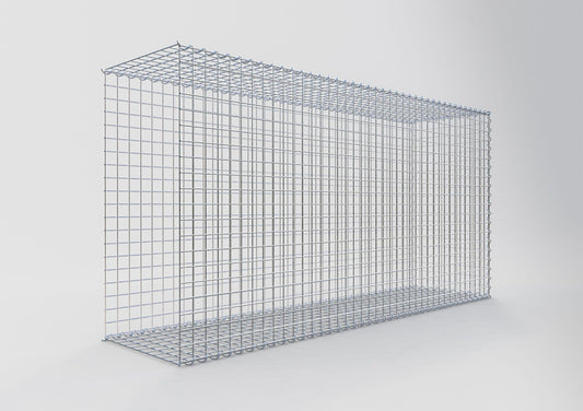 Extra gabion typ 2 200 cm x 100 cm x 50 cm (L x H x D), maskstorlek 5 cm x 5 cm, spiral