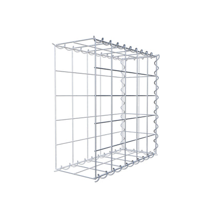 Gabbione aggiuntivo tipo 2 50 cm x 50 cm x 20 cm (L x H x P), dimensione maglia 10 cm x 10 cm, a spirale