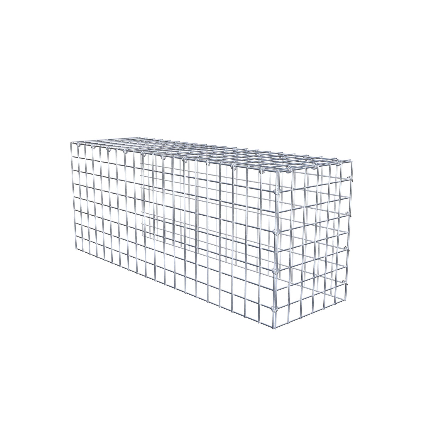 Gabião Tipo 4 100 cm x 40 cm x 30 cm (C x A x P), malhagem 5 cm x 5 cm, anel C