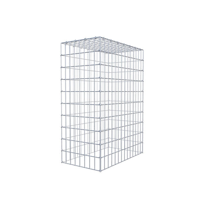 Type 3 oplegkorf 100 cm x 70 cm x 40 cm (L x H x D), maaswijdte 5 cm x 10 cm, C-ring