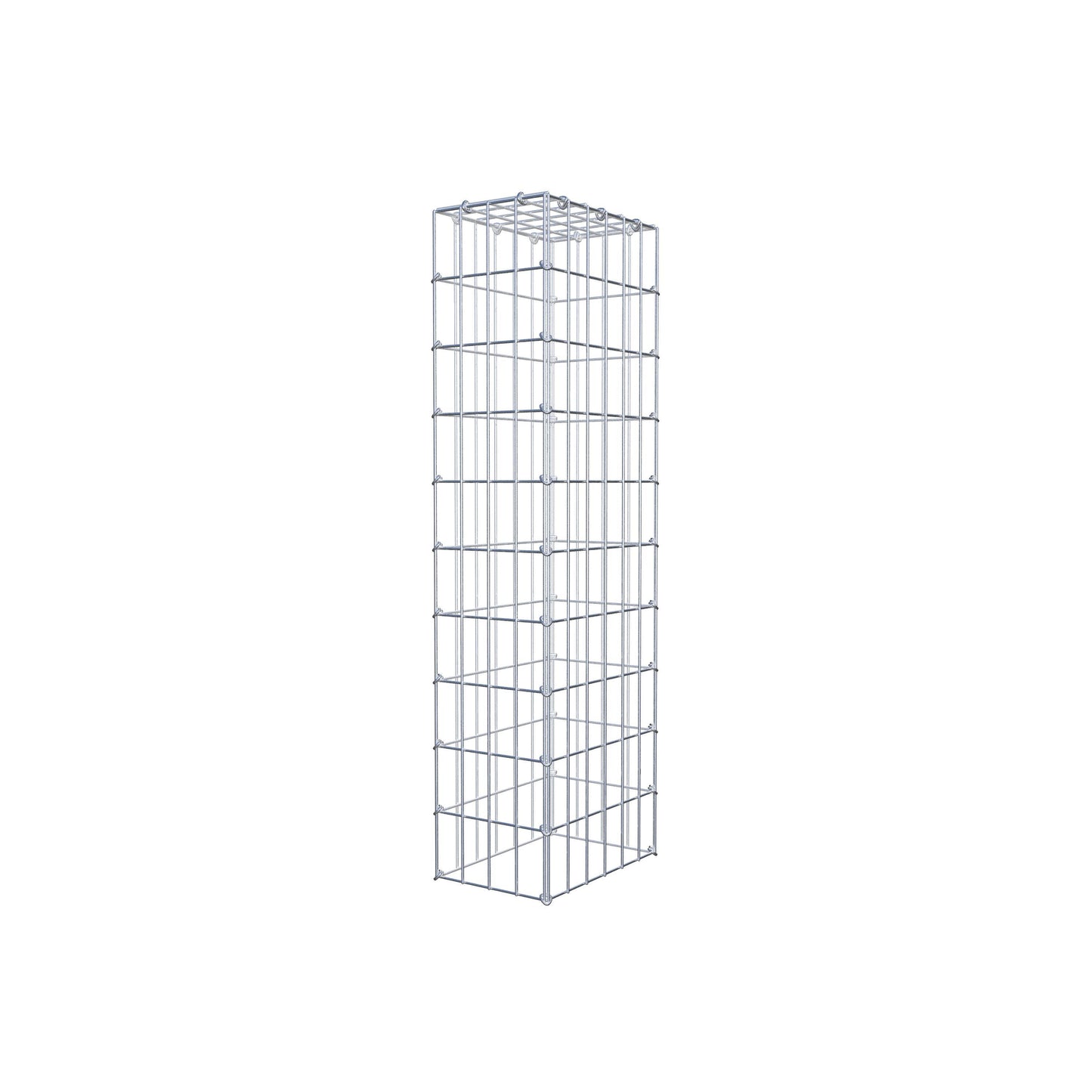 Gabbione aggiuntivo di tipo 3 100 cm x 30 cm x 20 cm (L x H x P), maglia 5 cm x 10 cm, anello a C