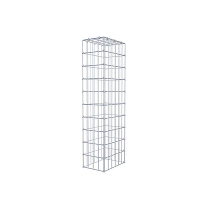 Gabbione aggiuntivo di tipo 3 100 cm x 30 cm x 20 cm (L x H x P), maglia 5 cm x 10 cm, anello a C