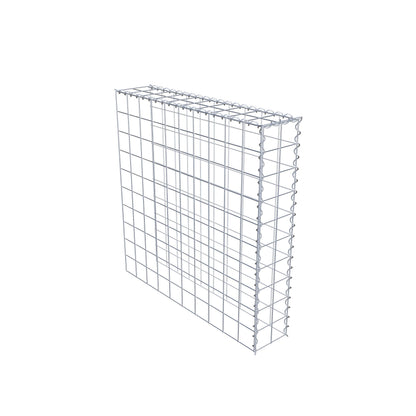 Add-on schanskorf type 4 100 cm x 100 cm x 20 cm (L x H x D), maaswijdte 10 cm x 10 cm, spiraal