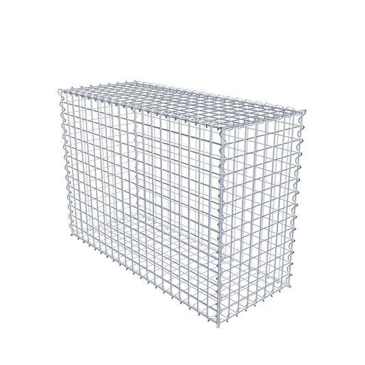Gabione 100 cm x 70 cm x 40 cm (L x H x T), Maschenweite 5 cm x 5 cm, Spirale