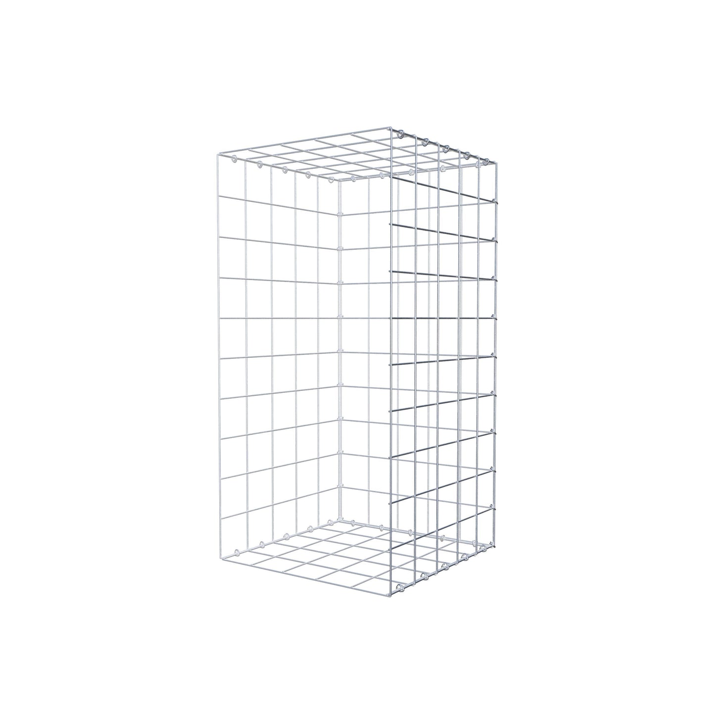 Gabião tipo 2 100 cm x 50 cm x 50 cm (C x A x P), malhagem 10 cm x 10 cm, anel C