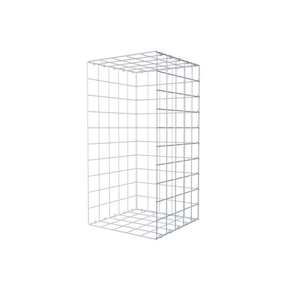 Gabião tipo 2 100 cm x 50 cm x 50 cm (C x A x P), malhagem 10 cm x 10 cm, anel C