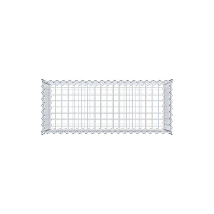 Gabion 100 cm x 40 cm x 40 cm (L x H x D), maskestørrelse 5 cm x 5 cm, spiral