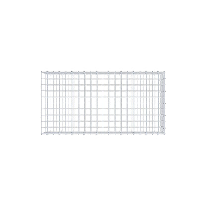 Gabbione aggiuntivo di tipo 2 100 cm x 20 cm x 50 cm (L x A x P), maglia 5 cm x 5 cm, anello a C