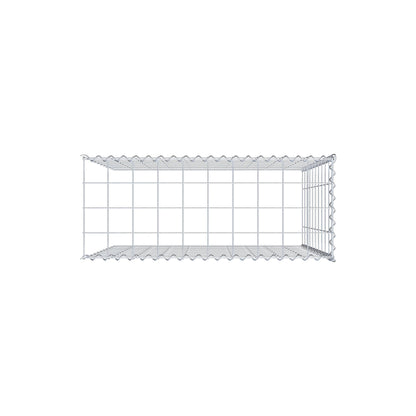 Gabbione aggiuntivo tipo 4 100 cm x 100 cm x 40 cm (L x H x P), dimensione maglia 10 cm x 10 cm, a spirale