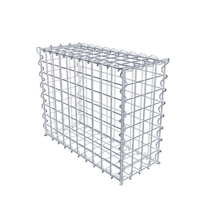 Gabione 50 cm x 40 cm x 20 cm (L x H x T), Maschenweite 5 cm x 5 cm, Spirale