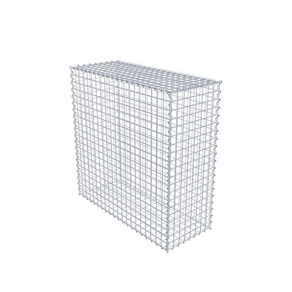 Gabion 100 cm x 100 cm x 40 cm (L x H x D), maskestørrelse 5 cm x 5 cm, spiral