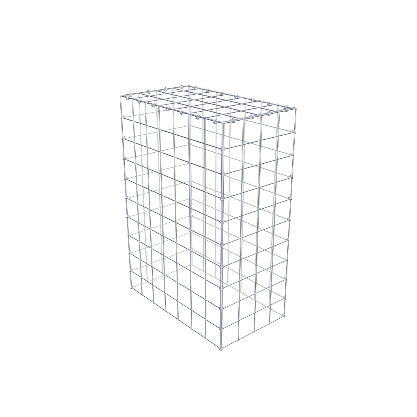 Anbaugabione Typ 3 100 cm x 70 cm x 40 cm (L x H x T), Maschenweite 10 cm x 10 cm, C-Ring